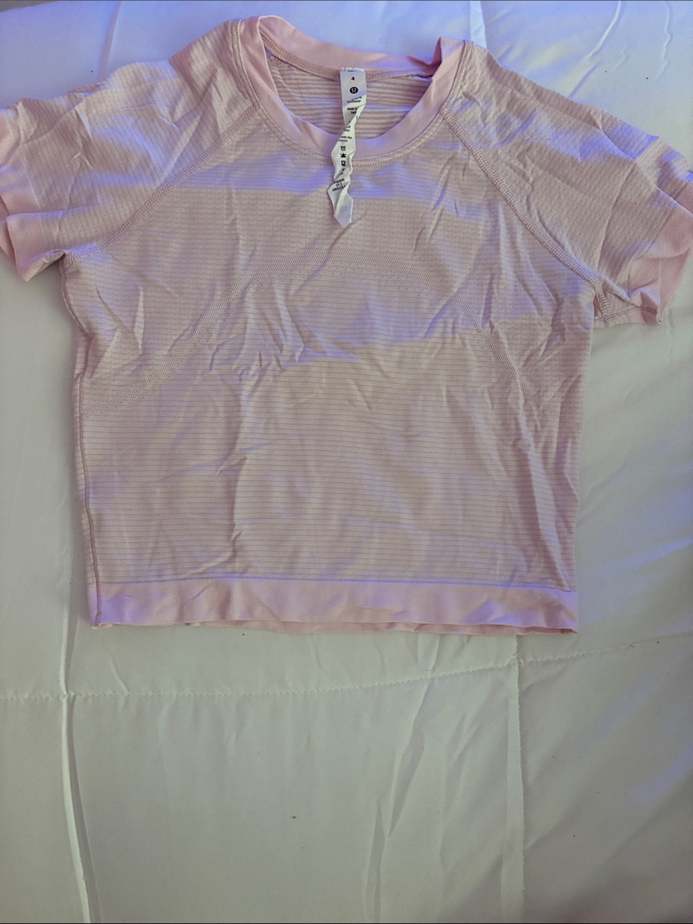 lululemon cropped swiftly tee